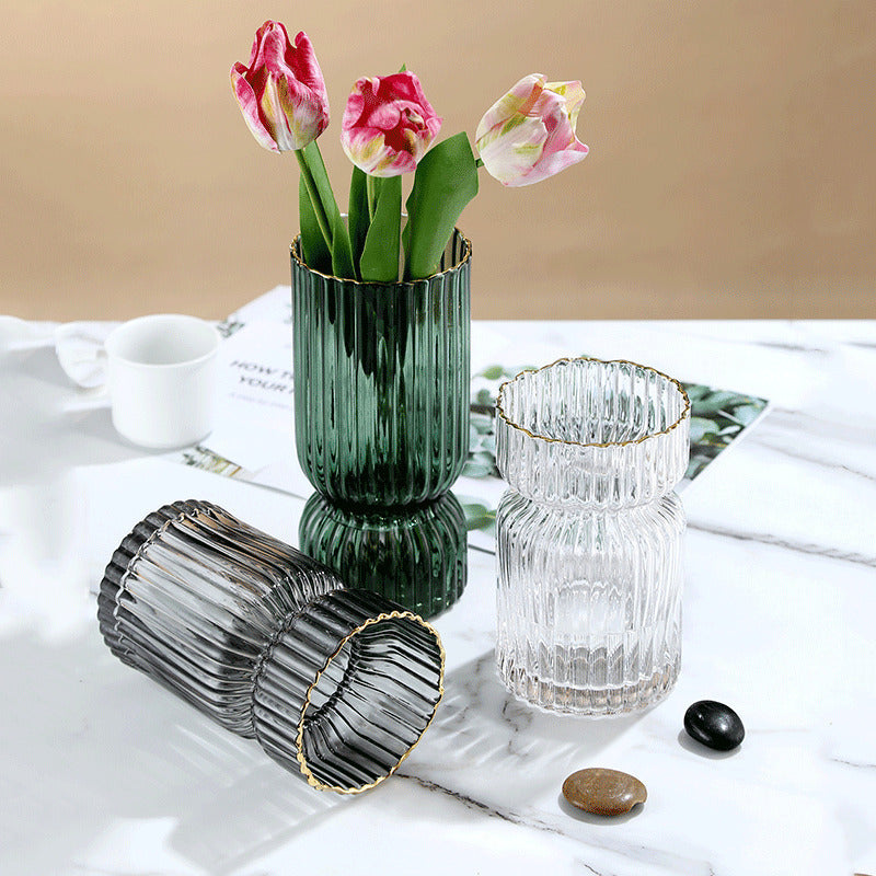 Electroplated Glass Vase Decor