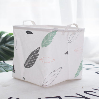 Foldable Cotton & Linen Clothes Storage Box