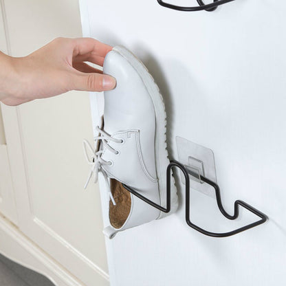 Adhesive Wall-Mounted Shoe Rack