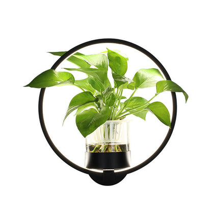 LED Wall Lamp with Plant Holder