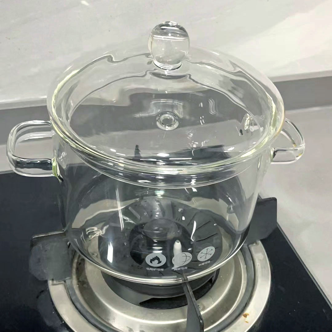 High-Temperature Borosilicate Glass Casserole