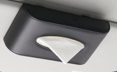 Leather Car Tissue Holder
