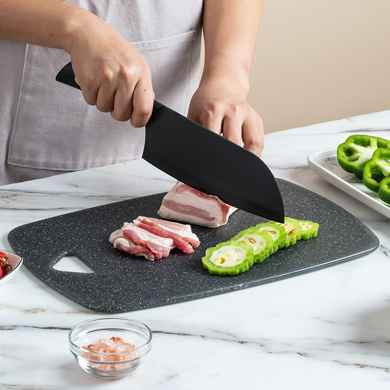 Marble Plastic Cutting Board Set