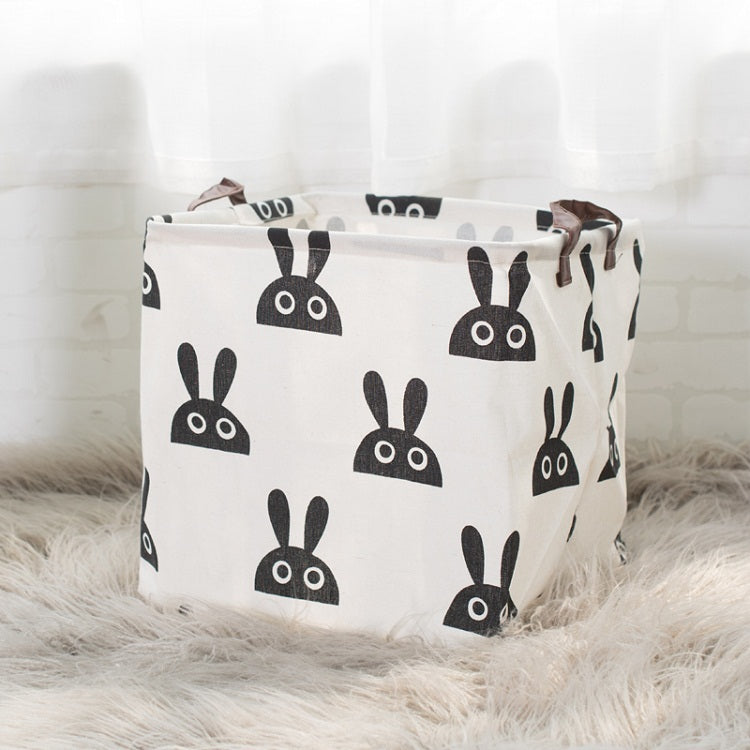 Foldable Cotton & Linen Clothes Storage Box