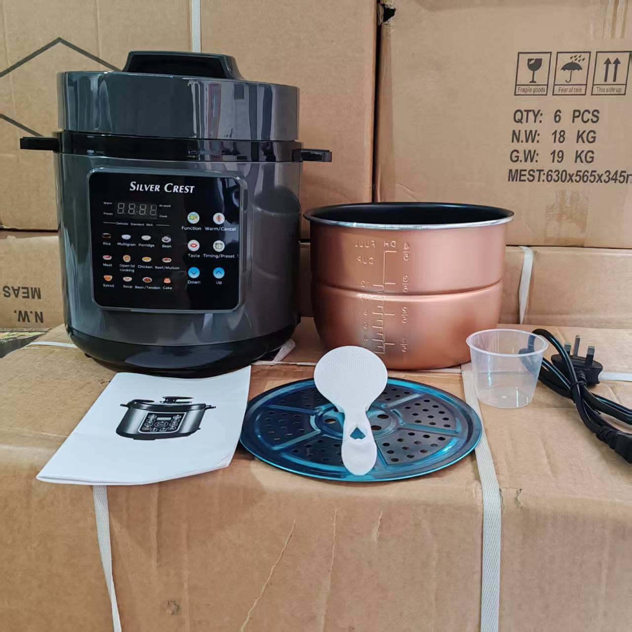 6L Automatic Electric Pressure Cooker