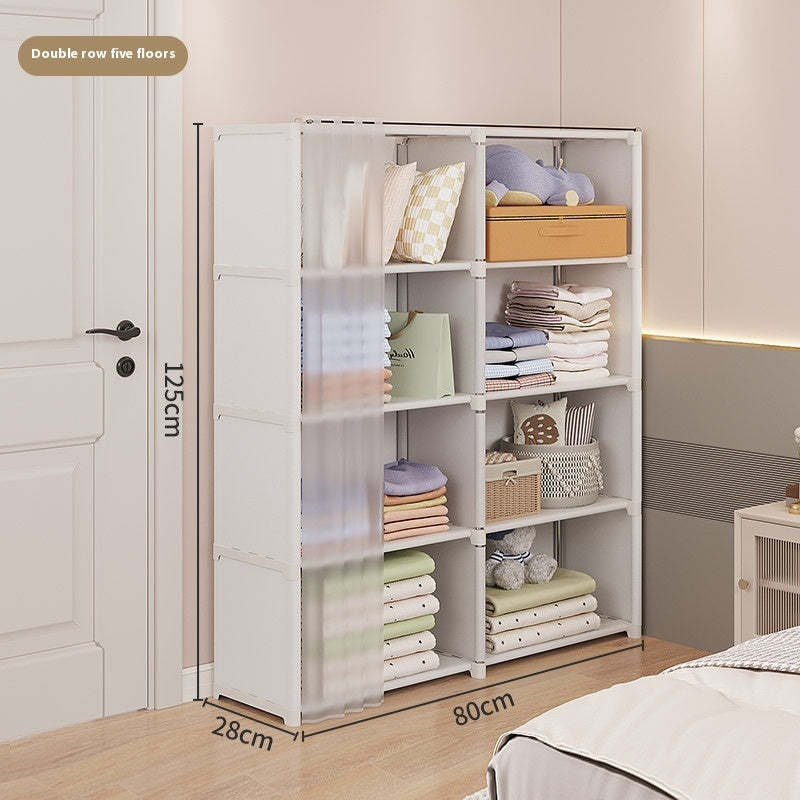 Dust-Proof Multi-Layer Steel Wardrobe