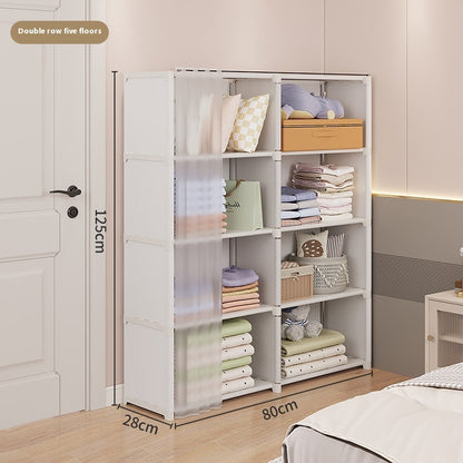 Dust-Proof Multi-Layer Steel Wardrobe