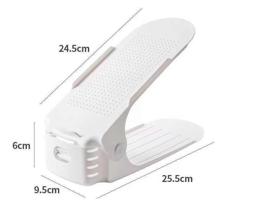 Adjustable Double-Layer Shoe Rack