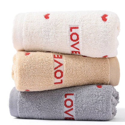 Pure Cotton Embroidered Couple Towel