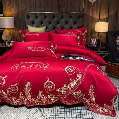 IceSilk Elegance 4-Piece Bedding Set