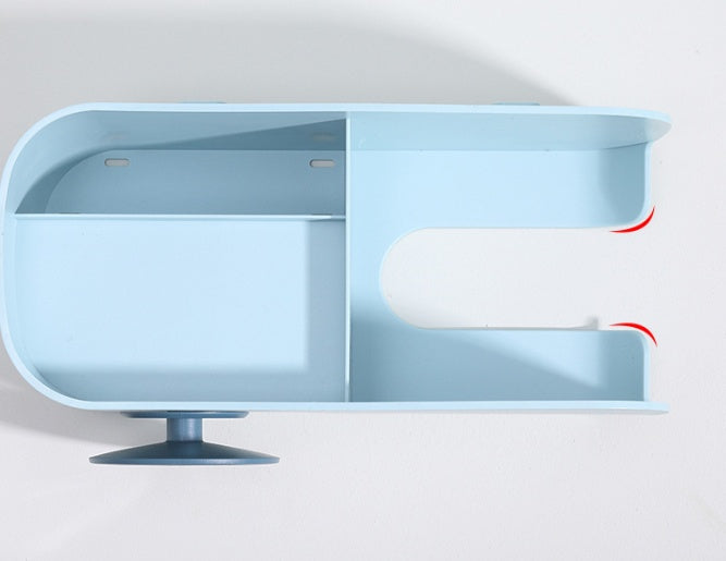 Wall-Mounted Bathroom Organizer Rack