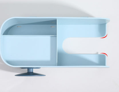 Wall-Mounted Bathroom Organizer Rack