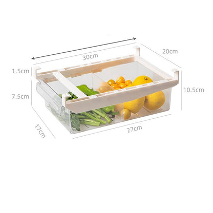 Adjustable Refrigerator Storage Drawer Organizer