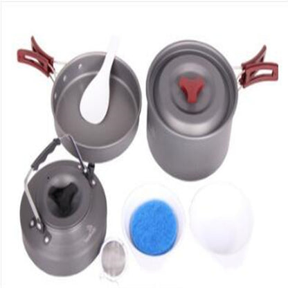 Hard Alumina Camping Cookware Set