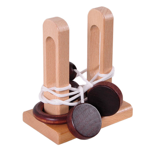 Classical Wooden Rope Puzzle Toy