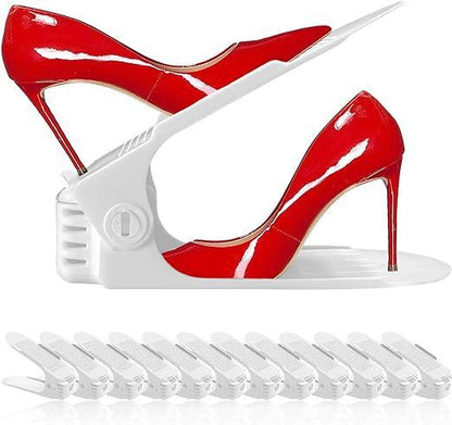 Adjustable Double-Layer Shoe Rack