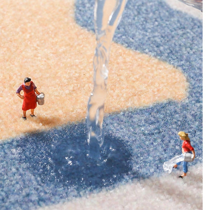 Geometric Absorbent Floor Mat