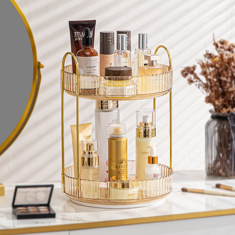 360° Rotating Makeup Organizer
