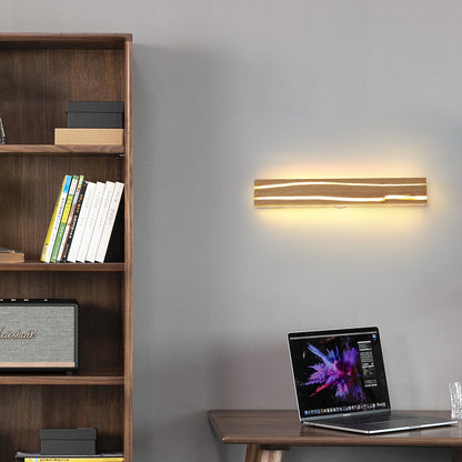 Solid Wood LED Wall Lamp