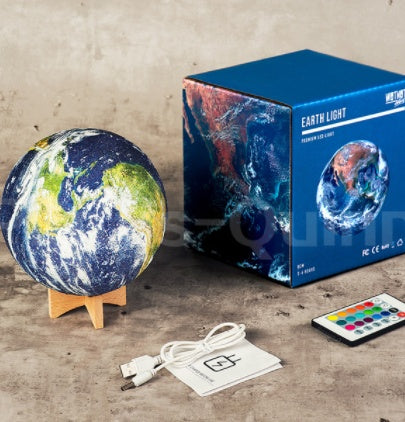 3D Earth & Moon Lamp