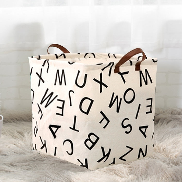 Foldable Cotton & Linen Clothes Storage Box