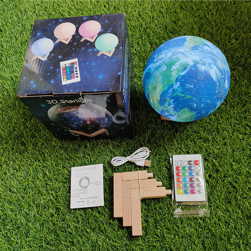 3D Earth & Moon Lamp