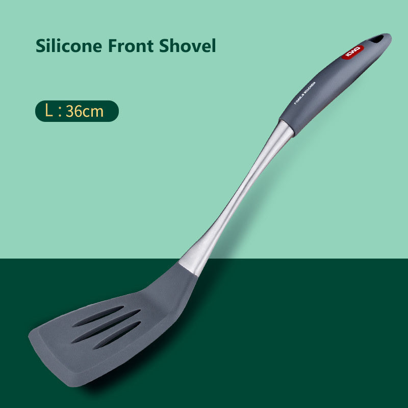 Stainless Steel Silicone Spatula & Spoon Set