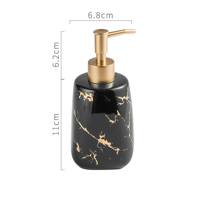 Ceramic Marble Bathroom Wash Set