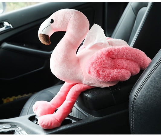 Plush Car Tissue Box