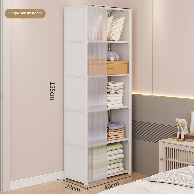 Dust-Proof Multi-Layer Steel Wardrobe