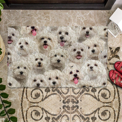 Christmas Coral Fleece Entrance Mat