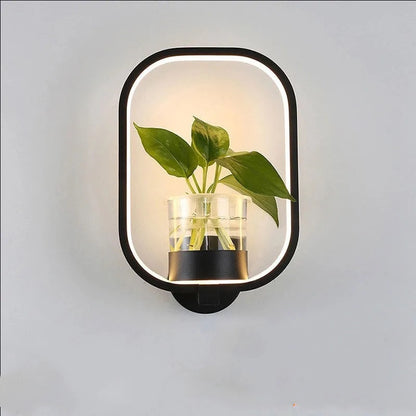 LED Wall Lamp with Plant Holder