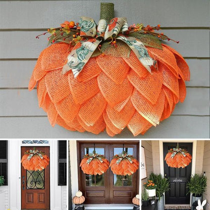 Halloween Pumpkin Wreath Decor