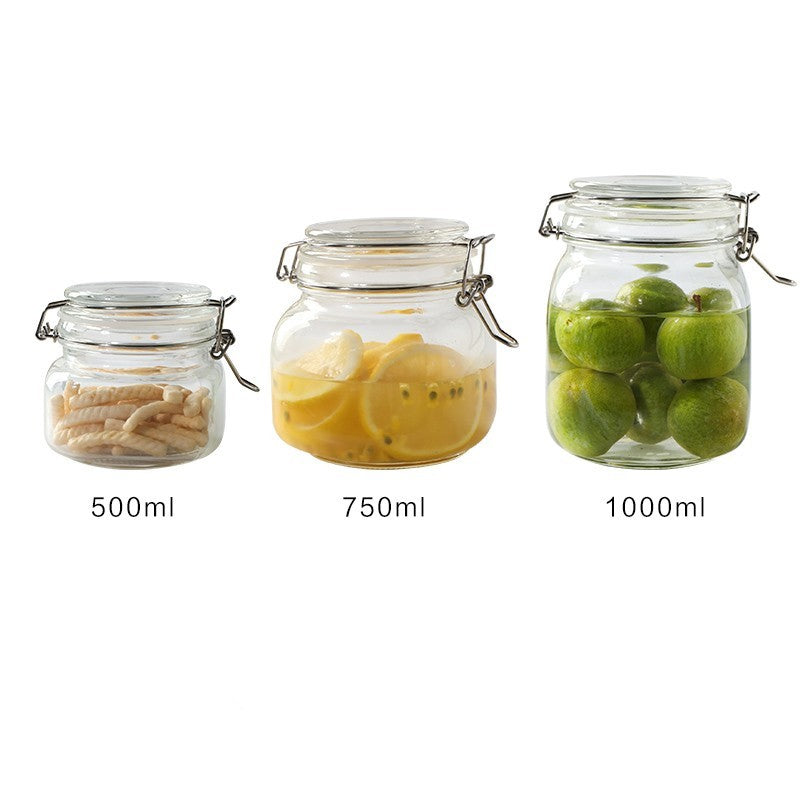 CrystalLock Glass Storage Jar