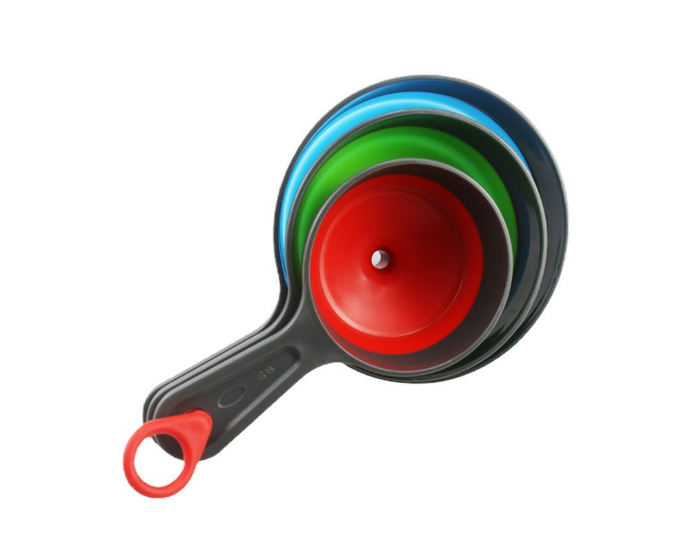 Folding Plastic Funnel Set (3-Piece)