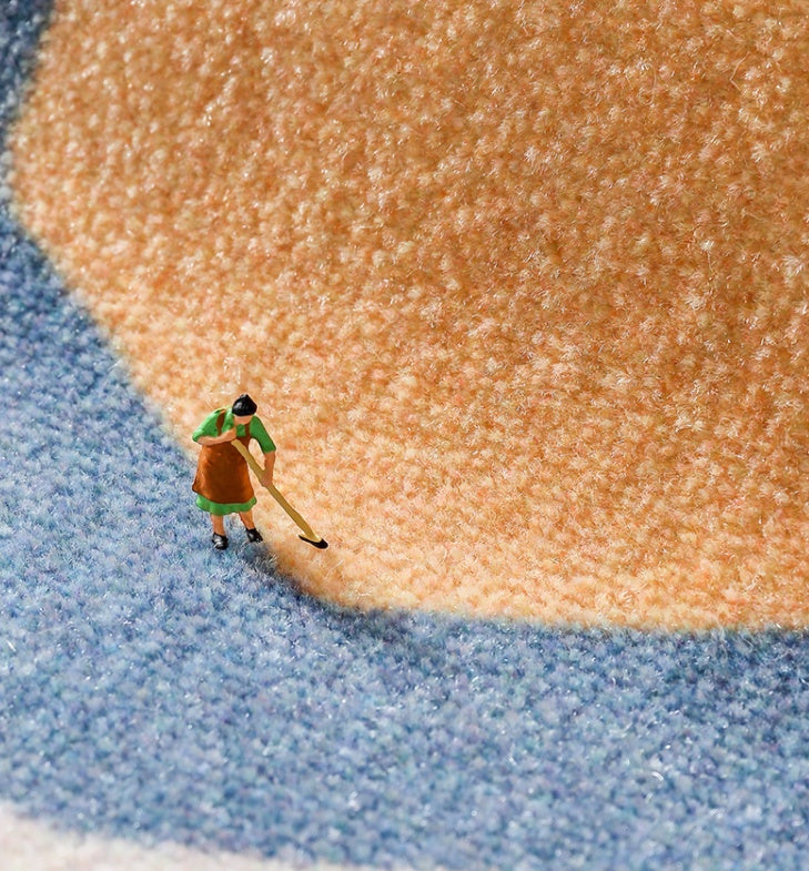 Geometric Absorbent Floor Mat