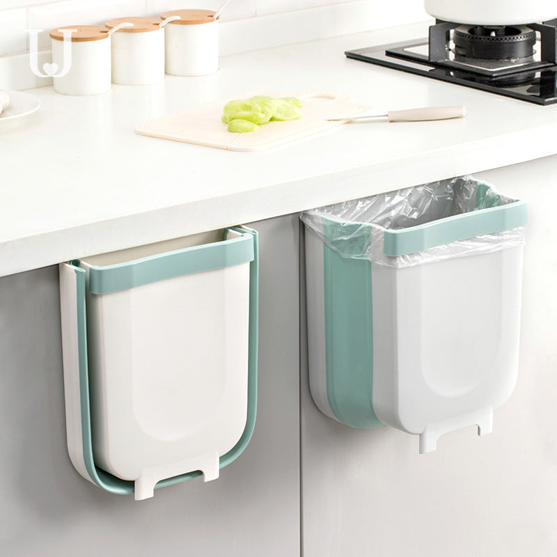 Foldable Cabinet Door Trash Bin
