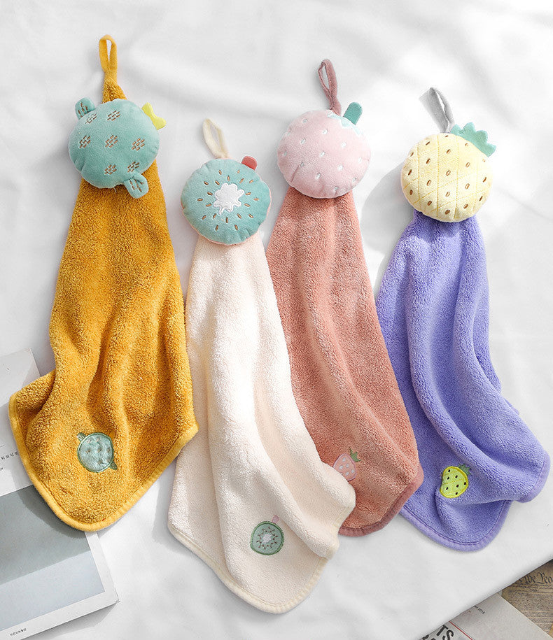 Hanging Cartoon Absorbent Hand Towel