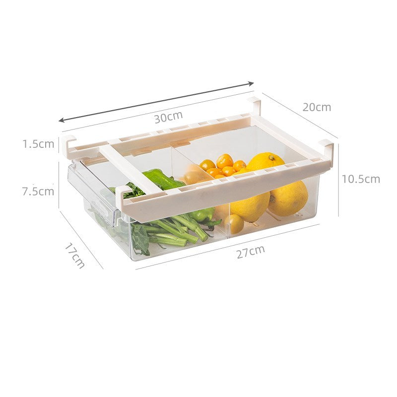 Adjustable Refrigerator Storage Drawer Organizer
