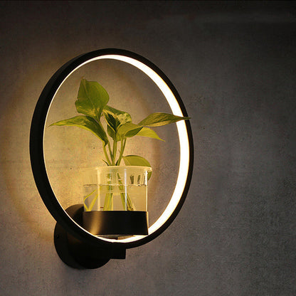 LED Wall Lamp with Plant Holder