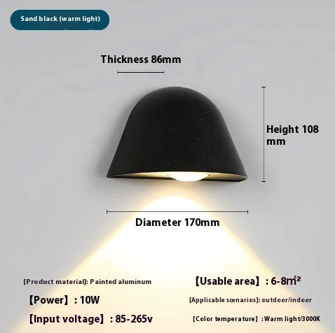 Outdoor Waterproof LED Wall Lamp