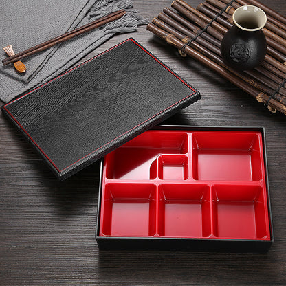 Japanese Wood Grain Lunch Box