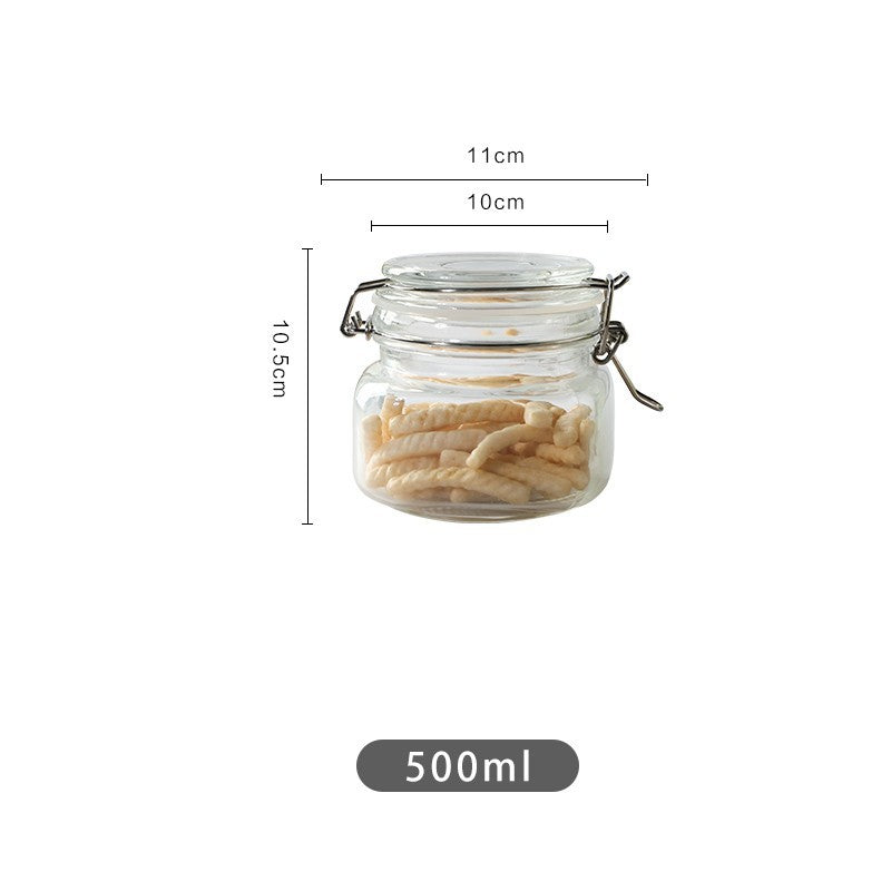 CrystalLock Glass Storage Jar
