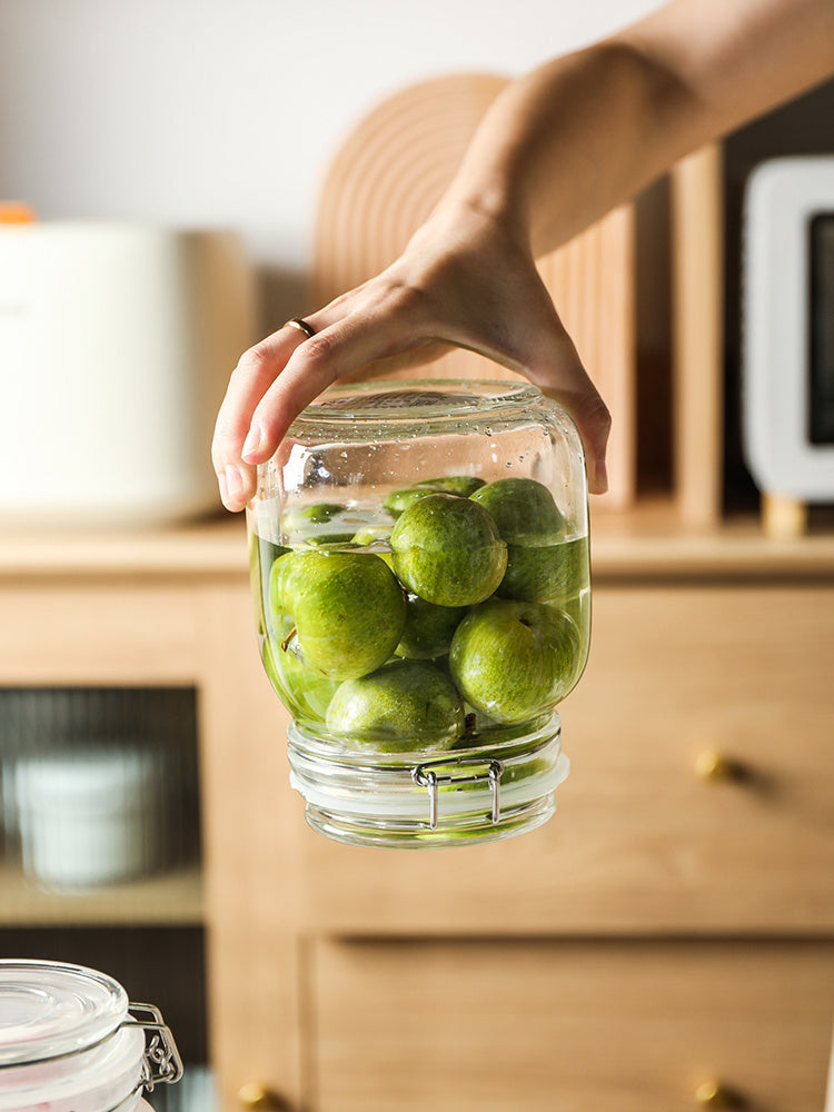 CrystalLock Glass Storage Jar