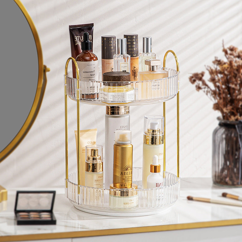 360° Rotating Makeup Organizer