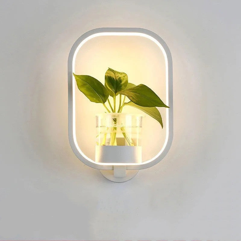 LED Wall Lamp with Plant Holder