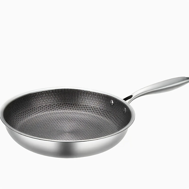 Honeycomb Stainless Steel Frying Pan