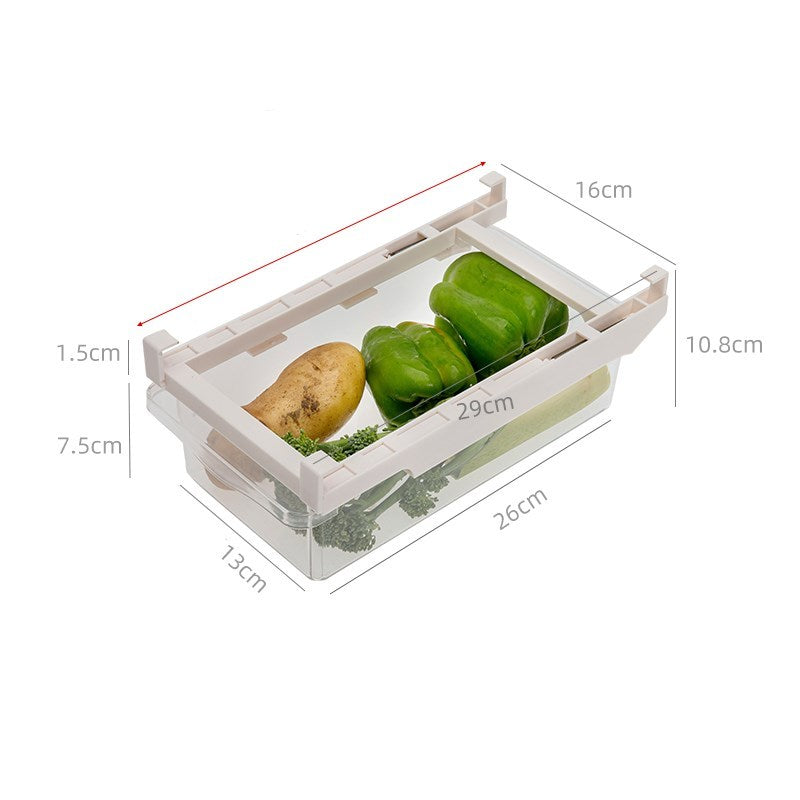 Adjustable Refrigerator Storage Drawer Organizer