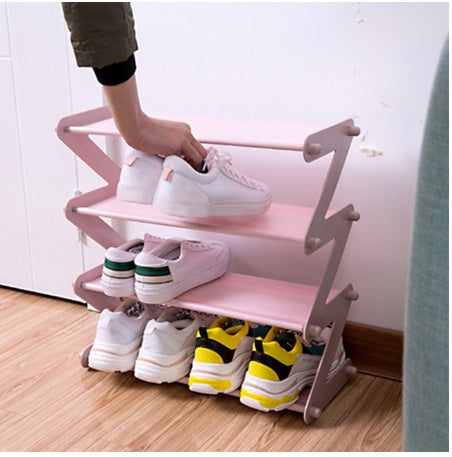 Z Frame Fabric Shoe Rack