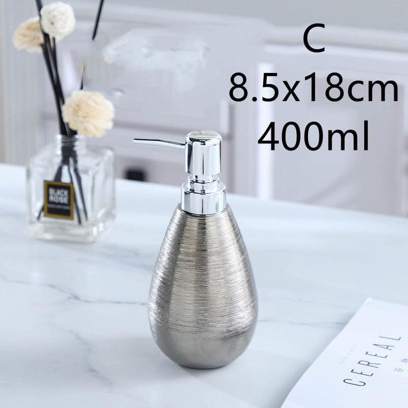 Brushed Ceramic Bathroom Set